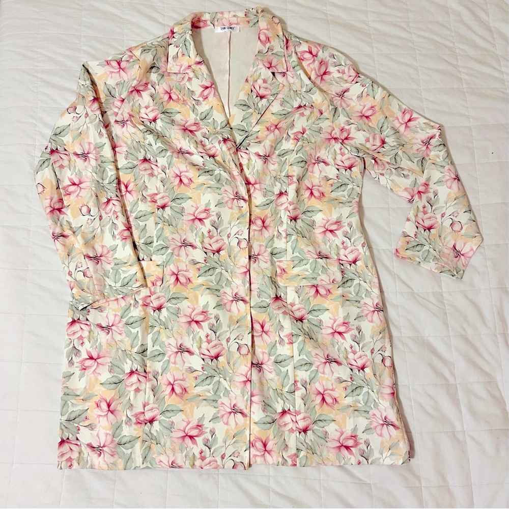 Saint Genies Floral Blazer Mini Dress